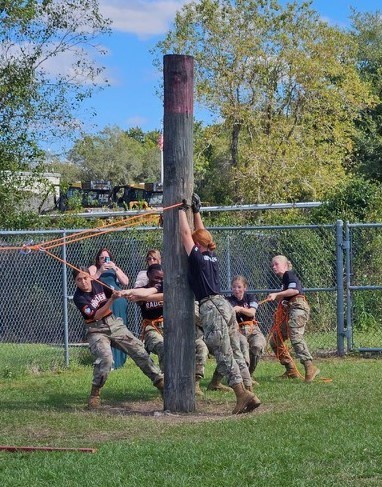 Umatilla HIgh JROTC Cadets participate in events against 14 othre JROTC Programs from the the region.