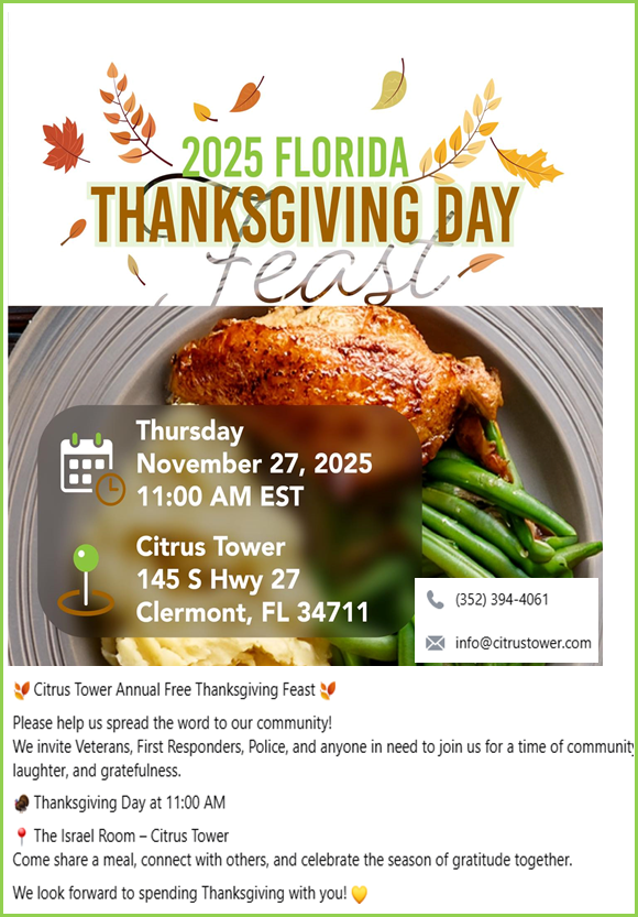 Free Thanksgiving Clermont