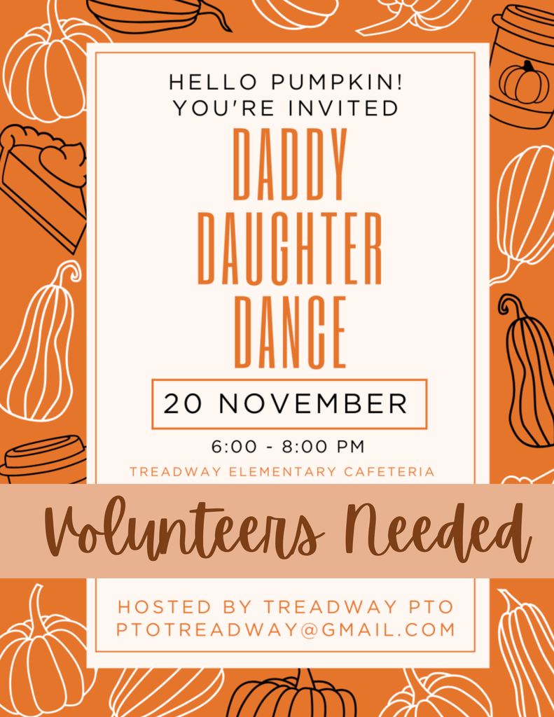 Daddy Daughter Dance Volunteers Needed