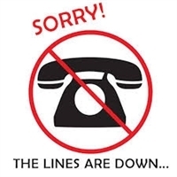 Sorry! The lines are down.