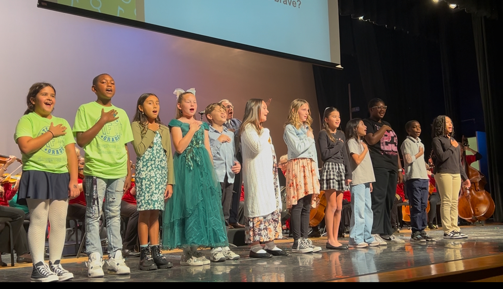 A special congratulations to our two talented singers who were selected to perform the National Anthem with the orchestra — their passion and dedication to music are truly shining through!
