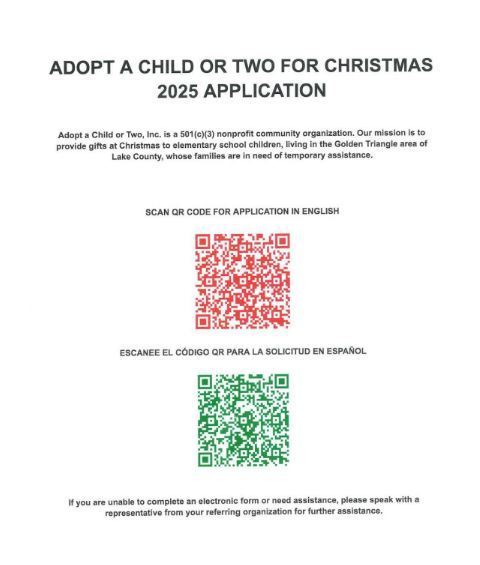 Adopt a Child application