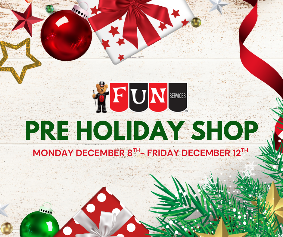 PRE Holiday Shop 12/8/25-12/12/25