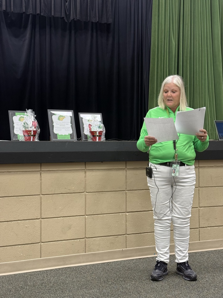 teacher of the month