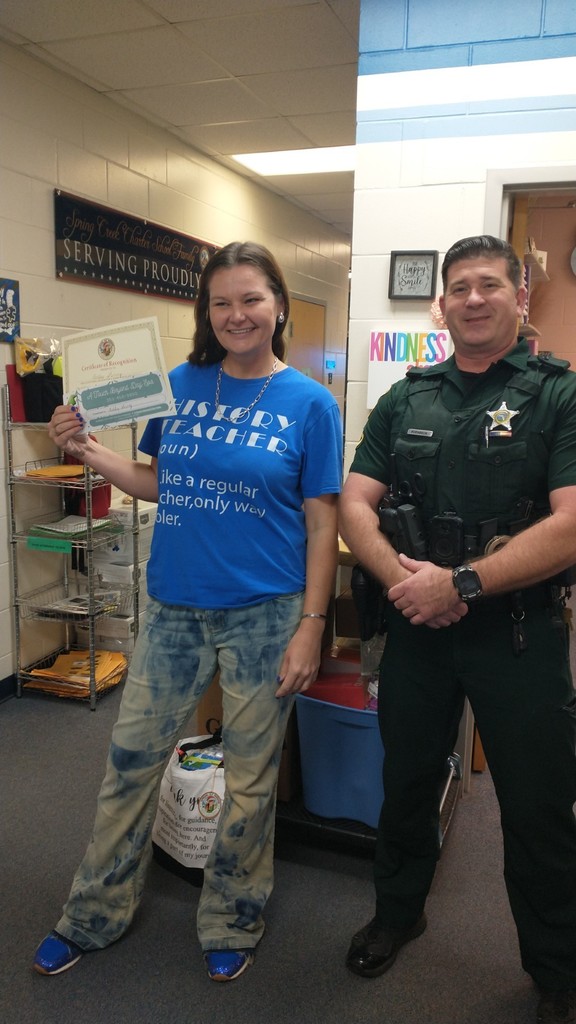 Sherriff Recognition Lucroy