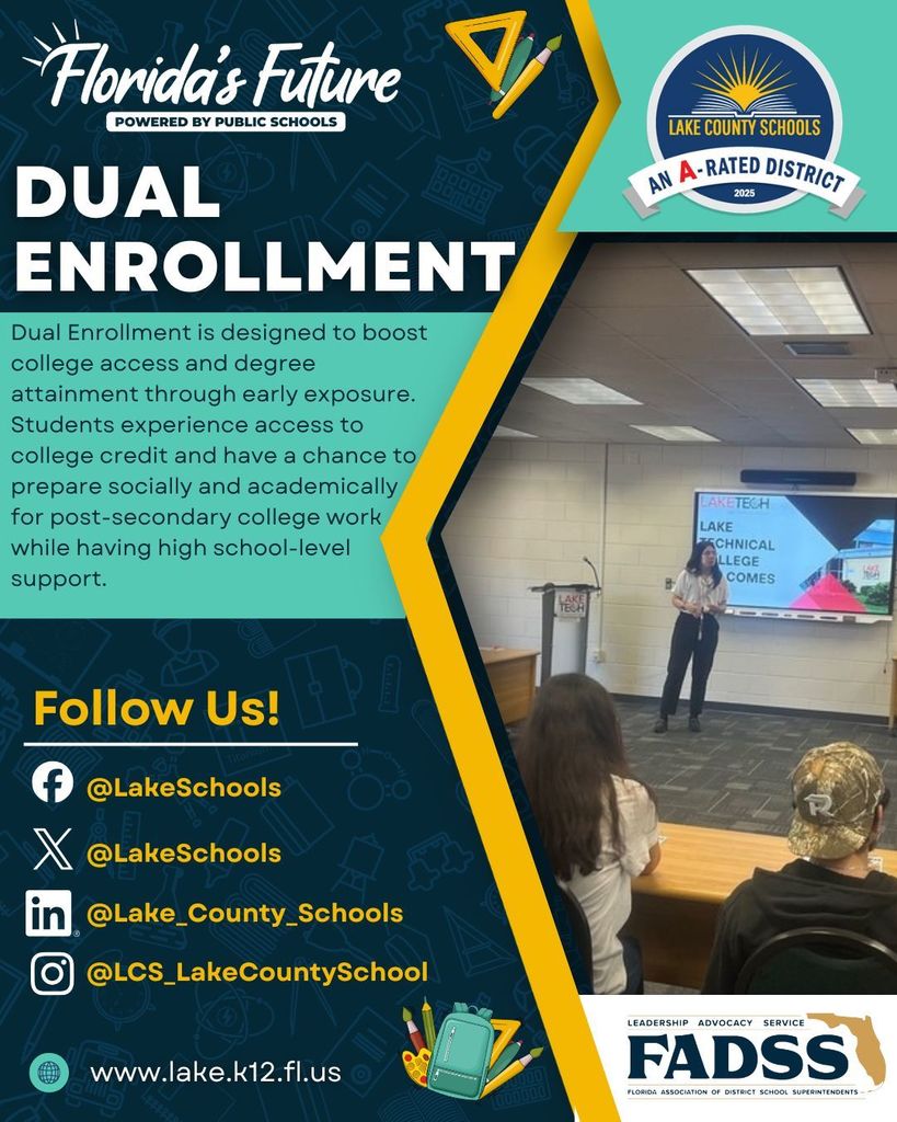 Florida's Future: Powered by Public Schools - Dual Enrollment