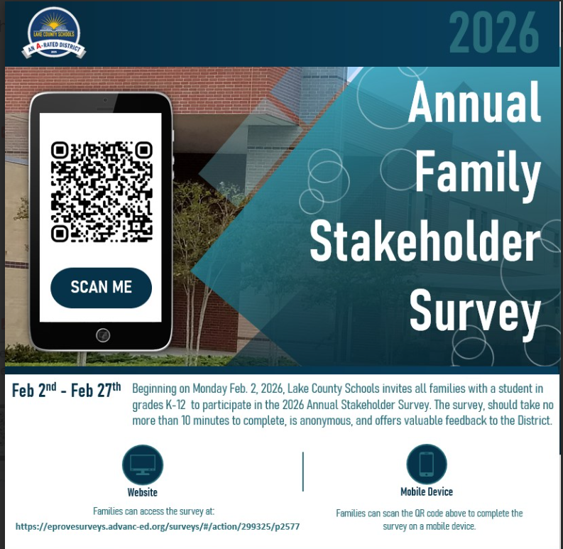 2026 Annual Family Stakeholder Survey Feb 2nd-27th.