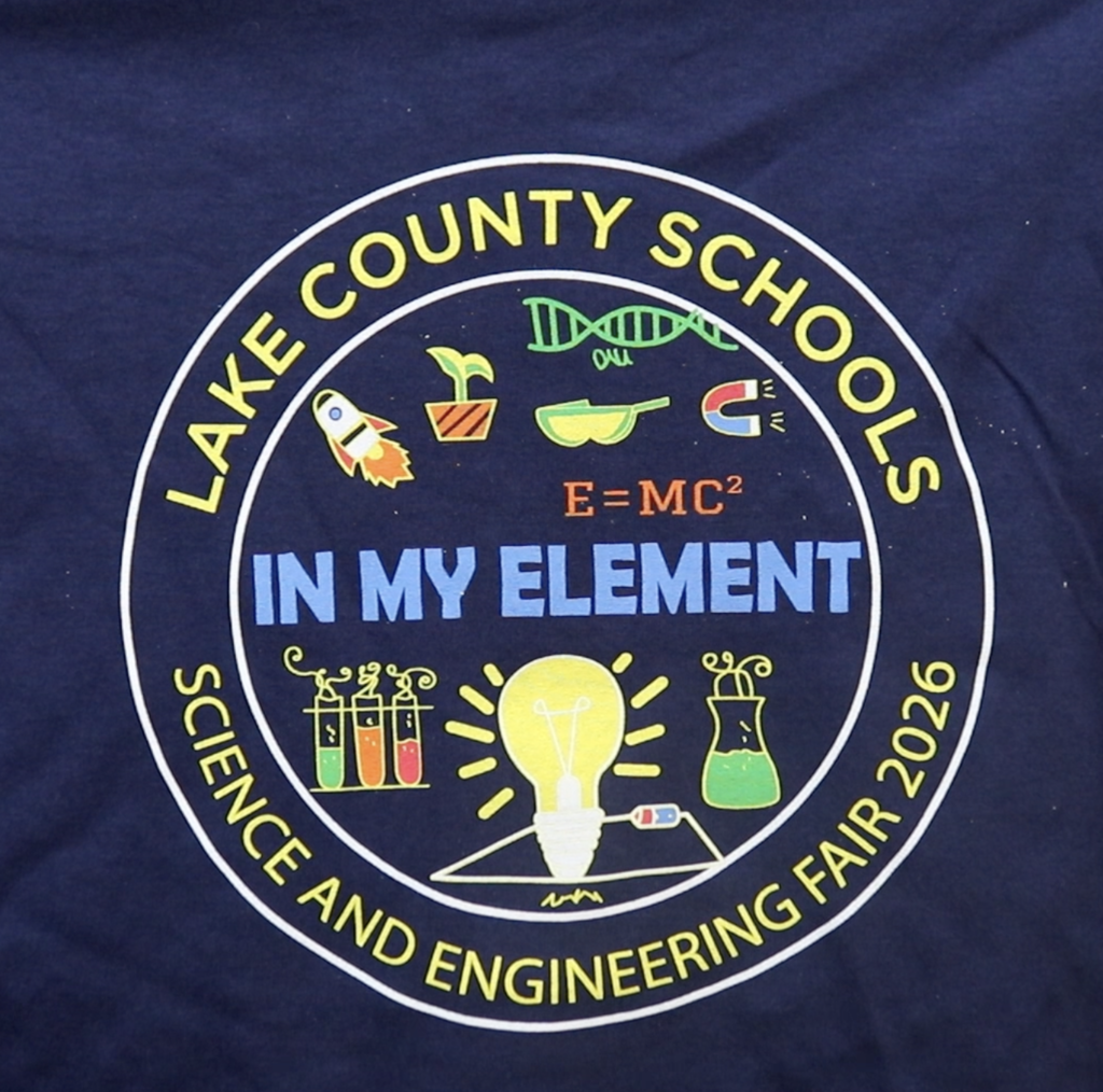 Logo that says "In My Element: Lake County Schools Science and Engineering Fair 2026"