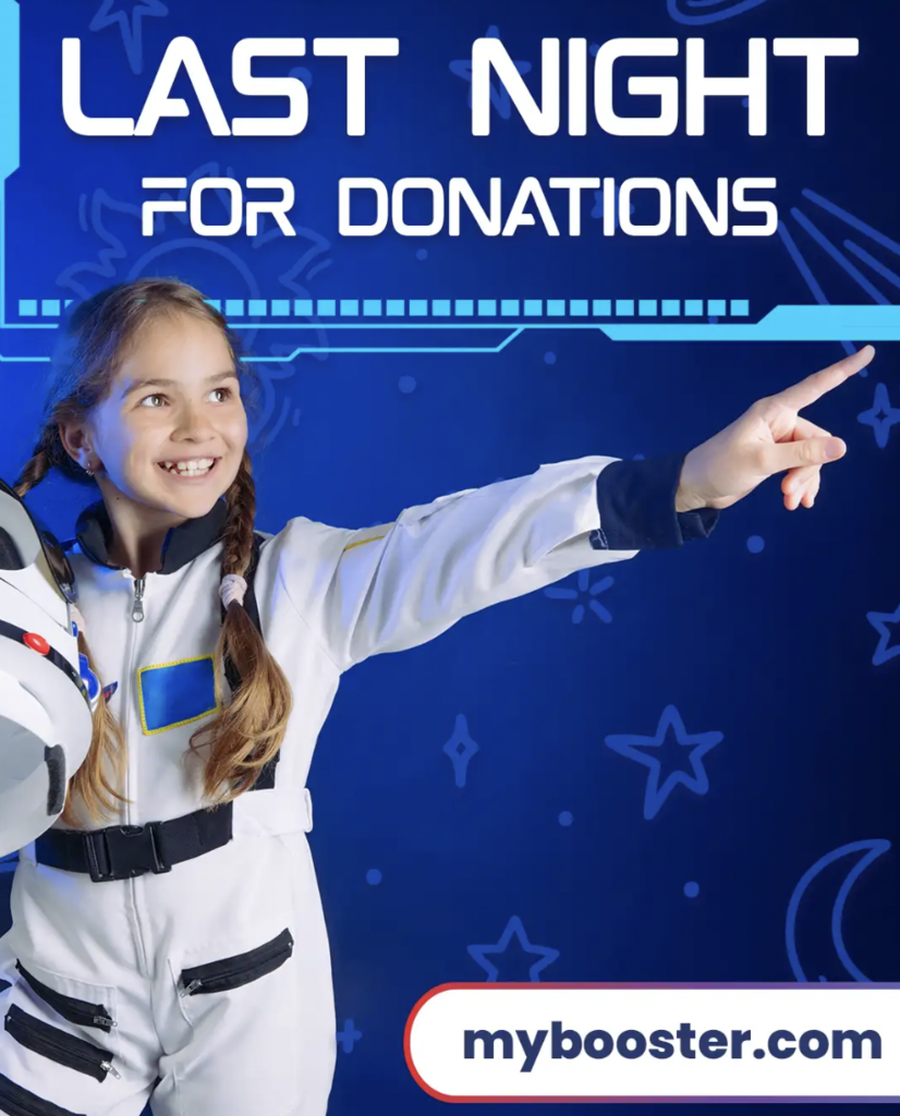 Last night for donations