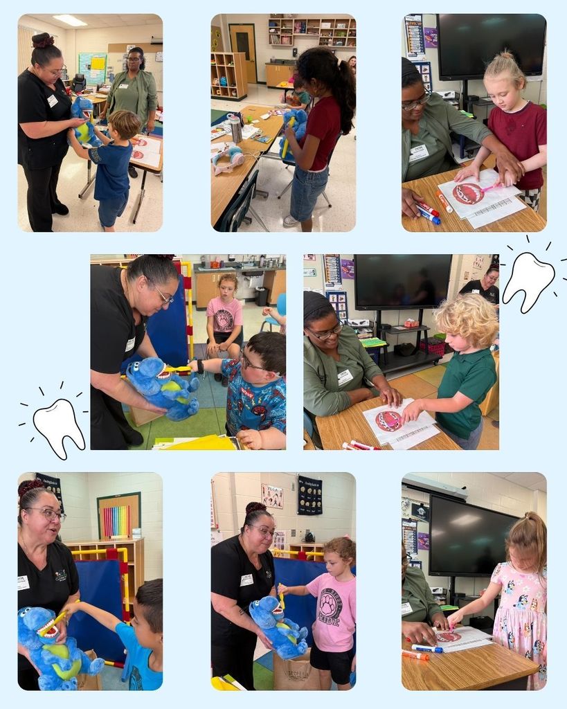 Clermont Kids Dentistry visited our IST classrooms to teach about the importance of dental hygiene.