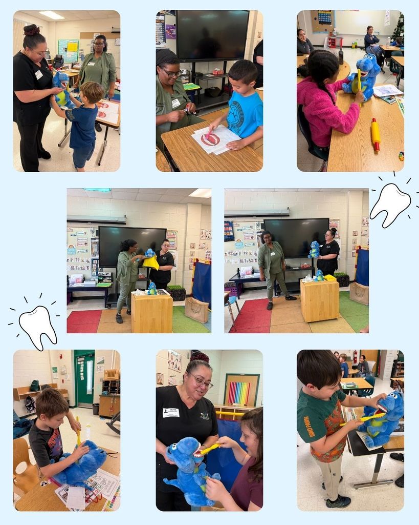Clermont Kids Dentistry visited our IST classrooms to teach about the importance of dental hygiene.