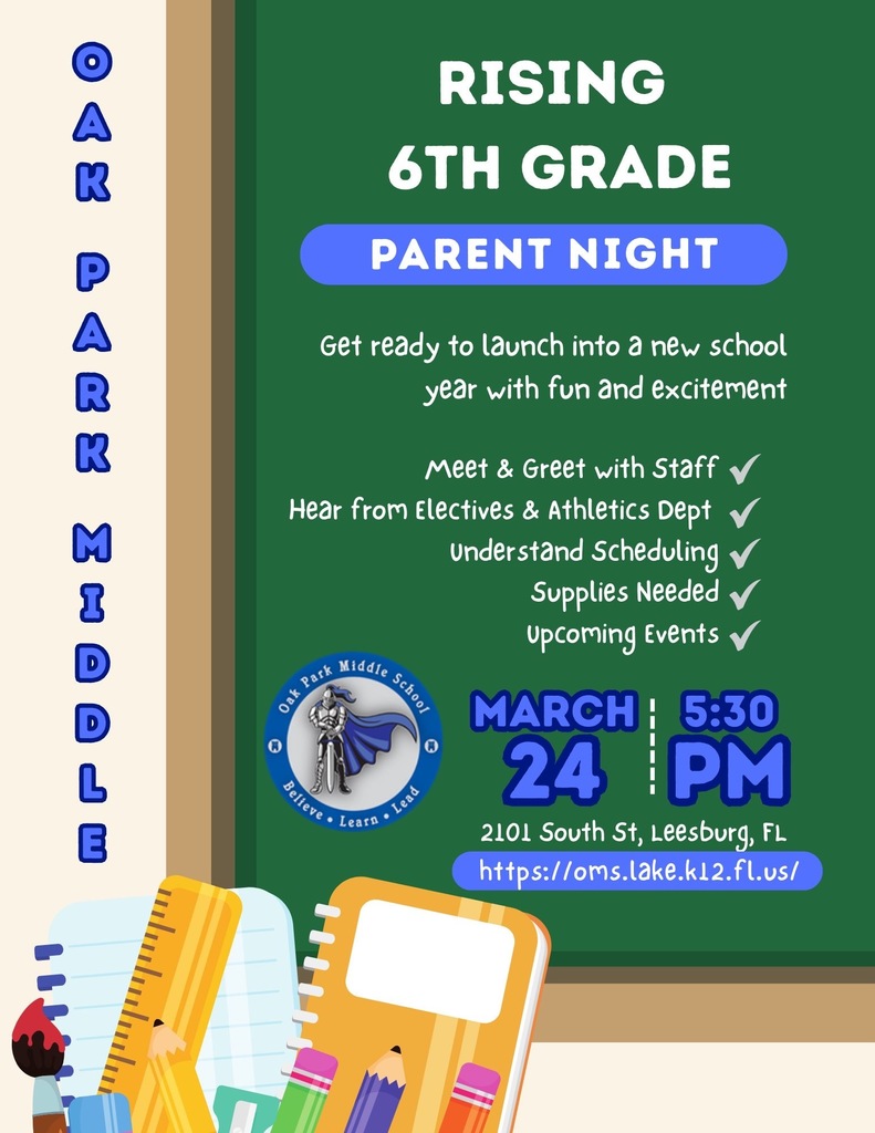 OPMS 6th grade parent night