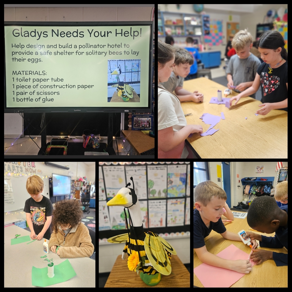 3rd Graders & Their class pet Gladys