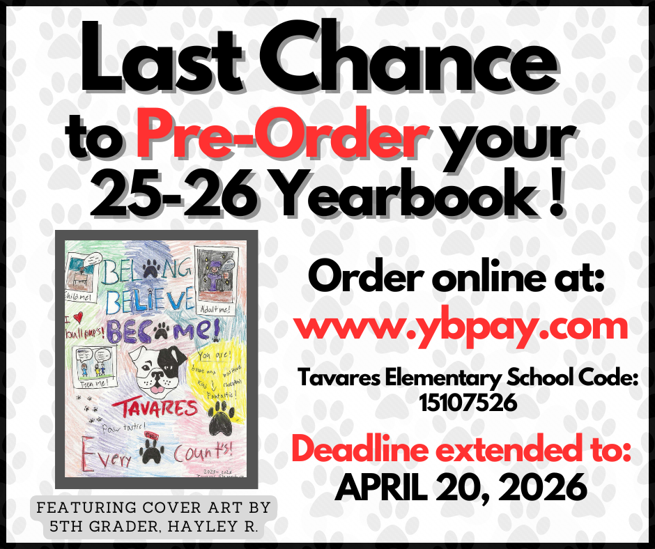 Pre-Order the 2025-2026 Yearbook!