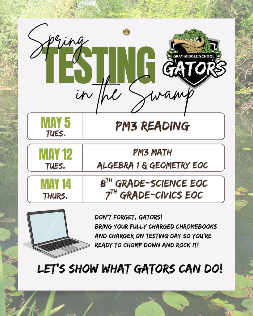 End of year testing 
