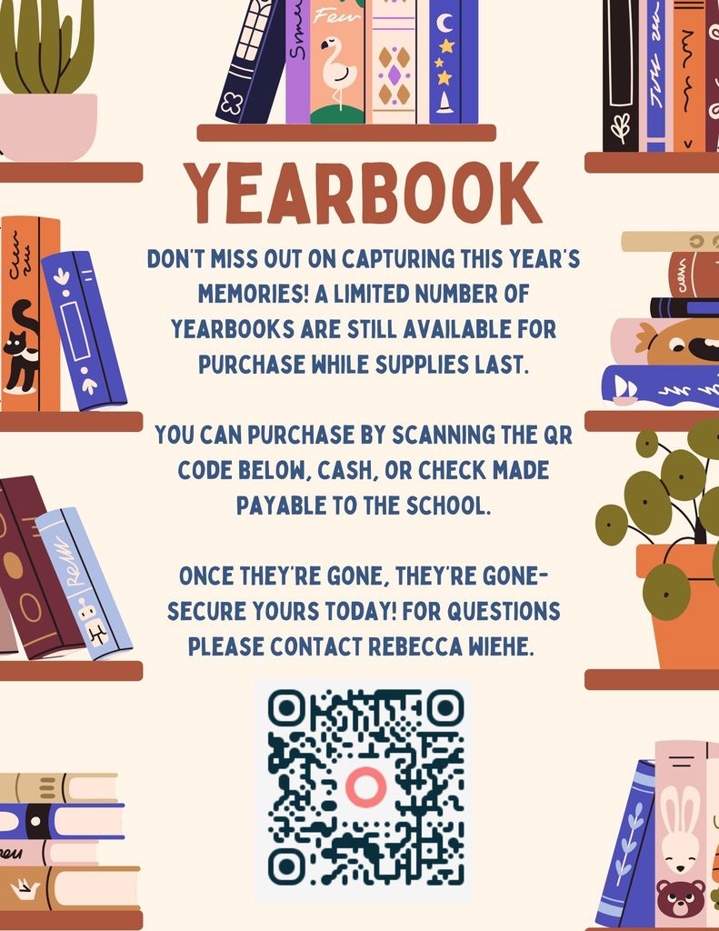 May Yearbook Flyer