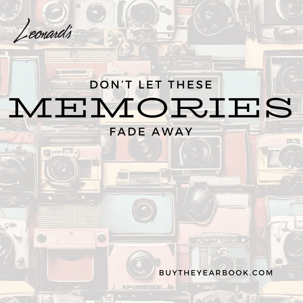 Don't let these memories fade away. yearbooks