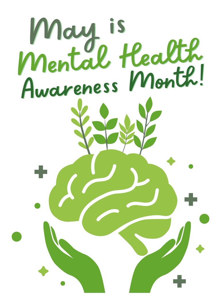 Image announcing May is Mental Health Awareness