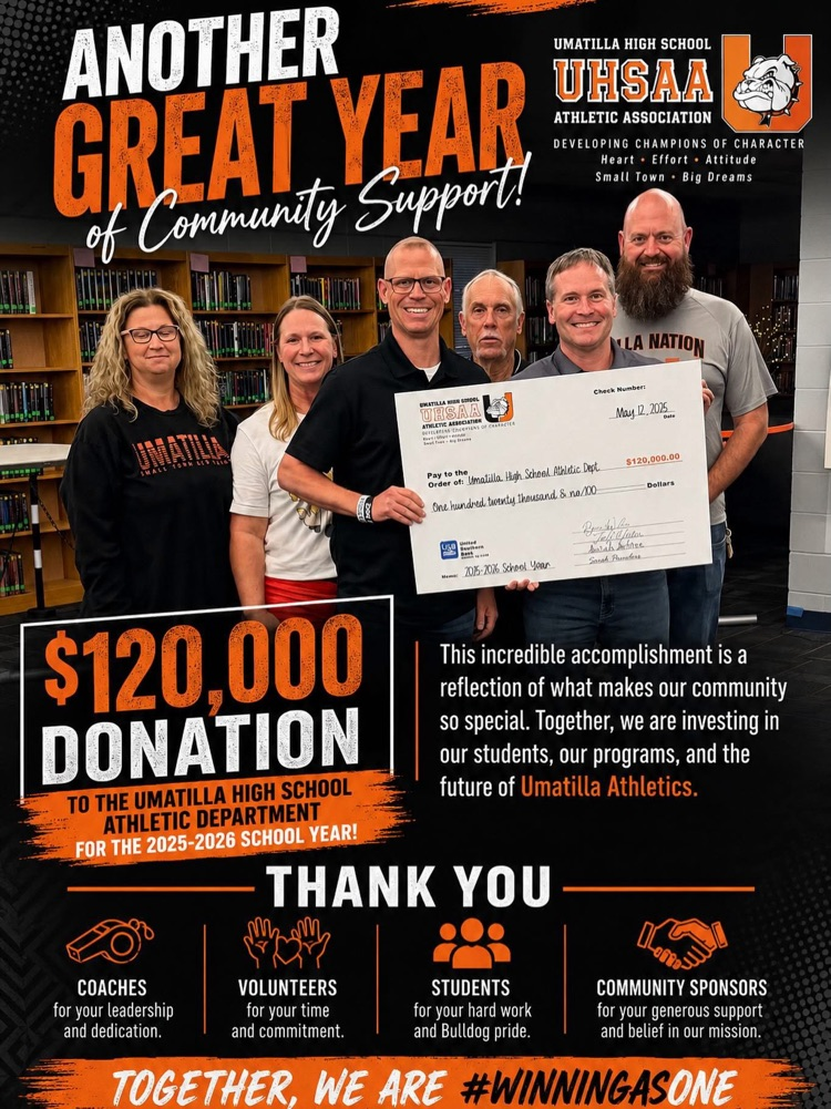 UHS Athletics Association continues to do great work for our student athletes