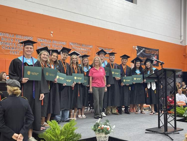 Umatilla High Awards ceremony