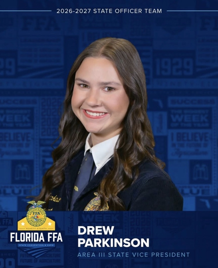 Florida FFA announces local graduate as State Vice President