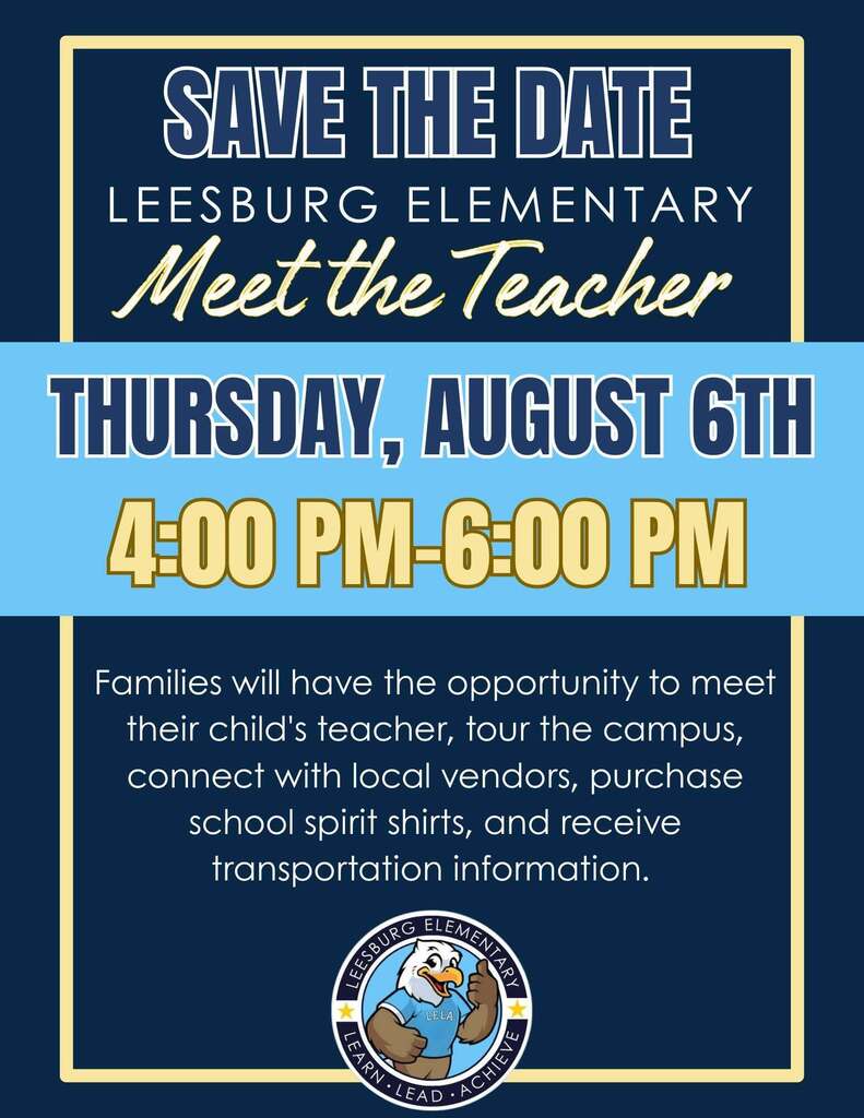 LES Meet the Teacher 2026 August 6th