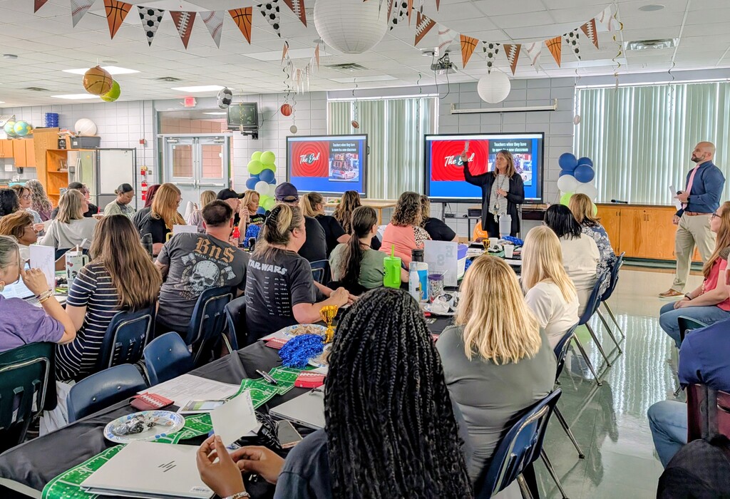 Treadway 1st day back with teachers 