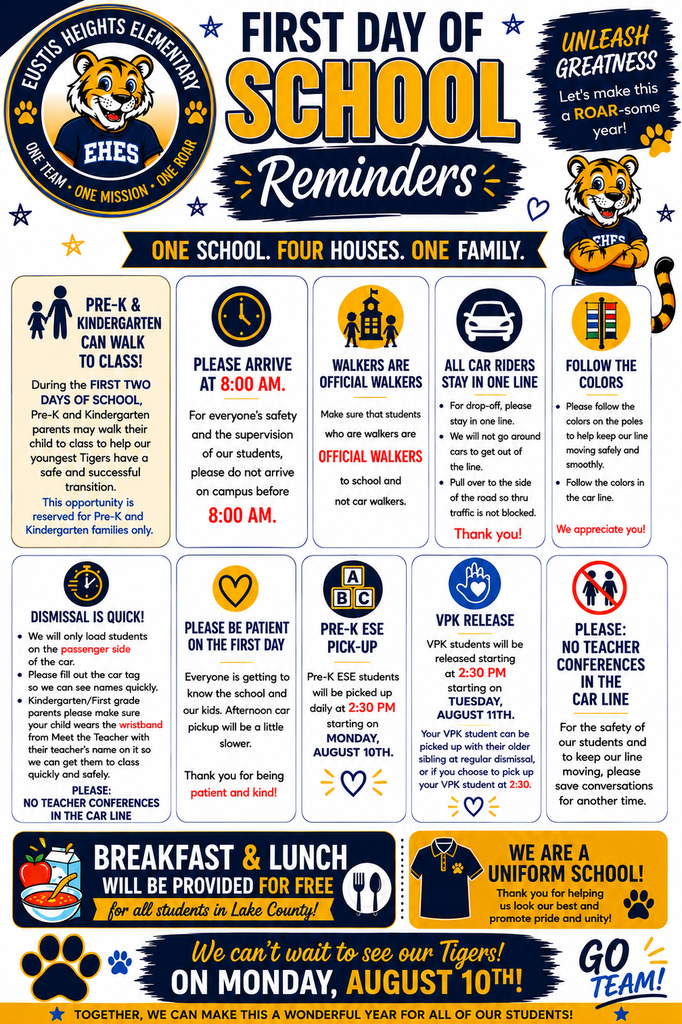 first Day reminders