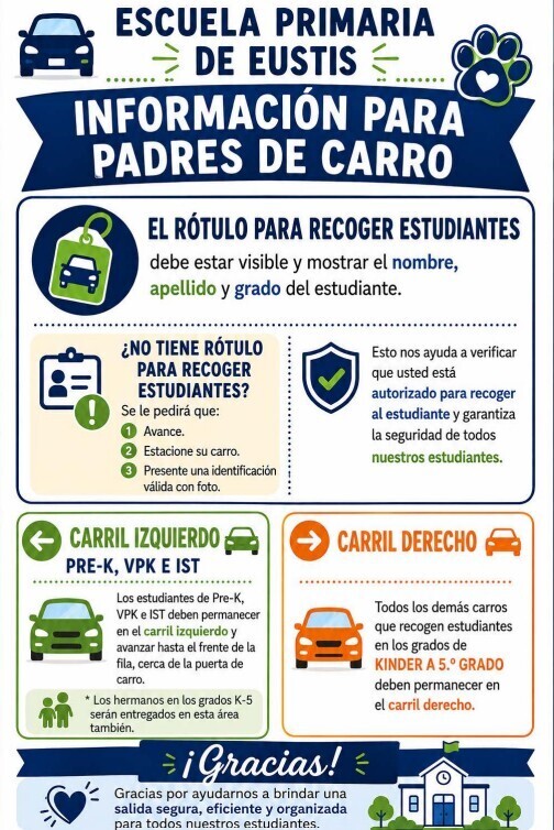 Spanish Car Rider Information