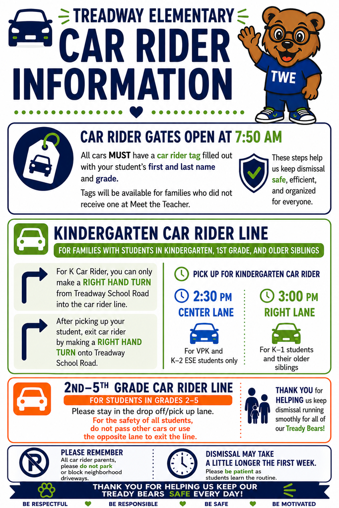 car rider info