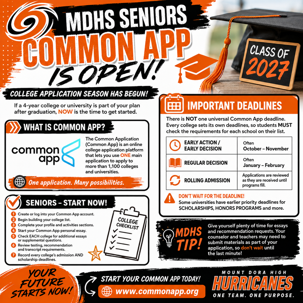 Common App is open