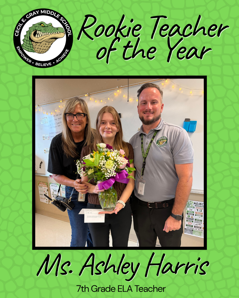 Ms. Ashley Harris Rookie Teacher of the Year