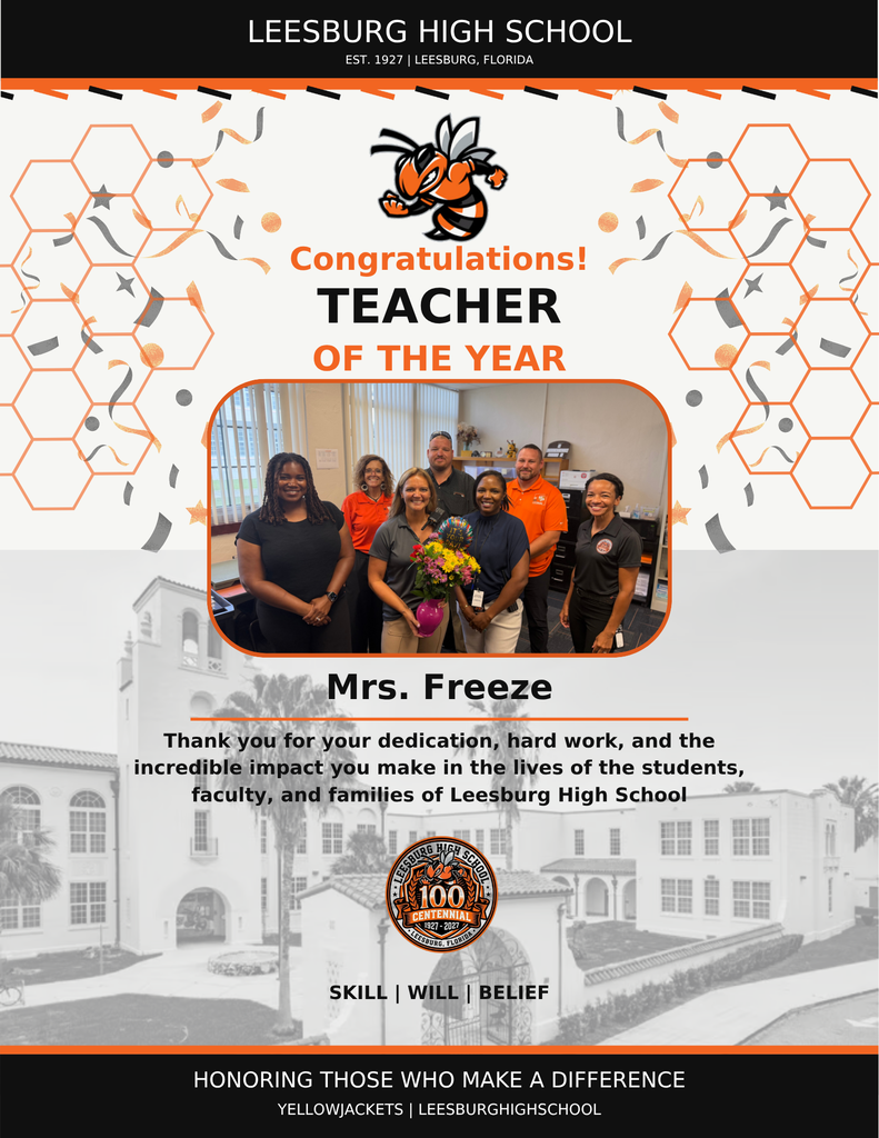 Teacher of the Year