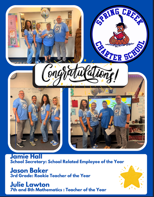 SCCS TOY, RTOY, and SREOY winners