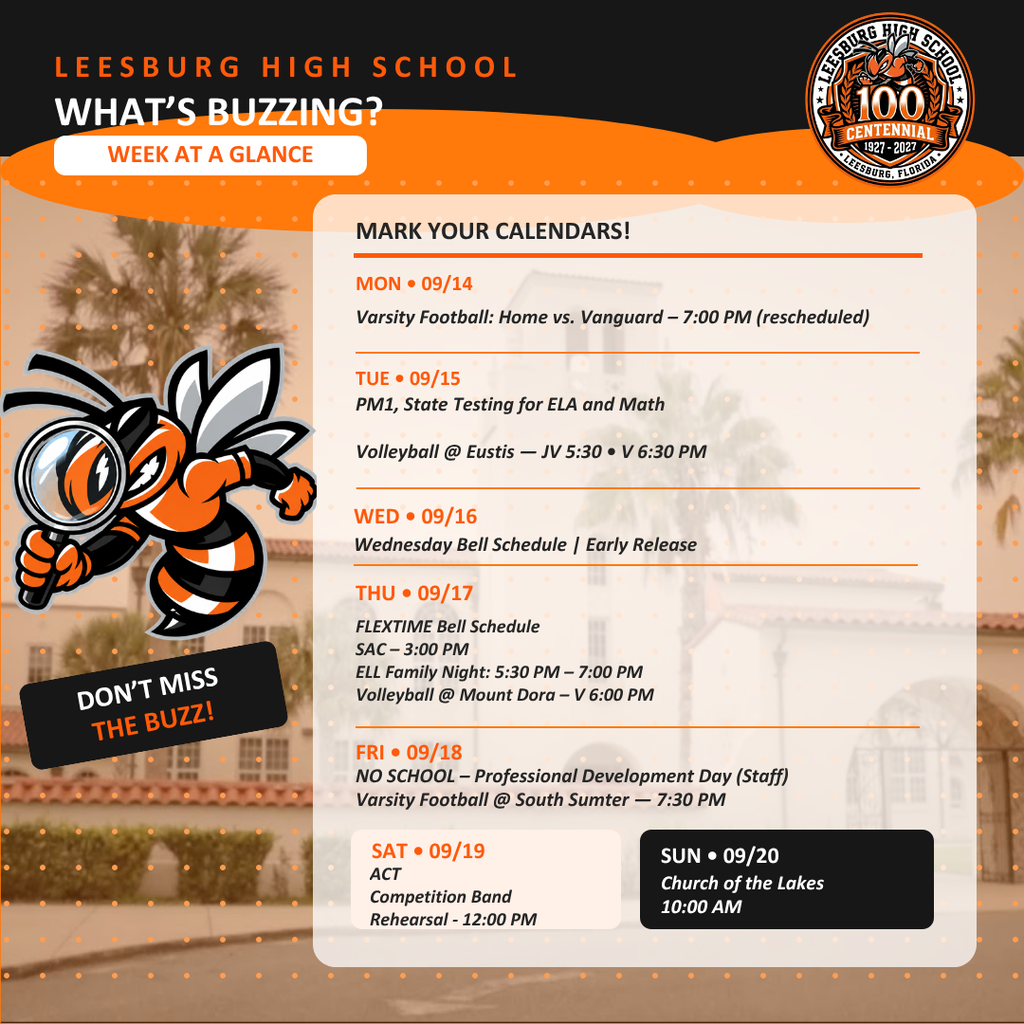 Week at a Glance