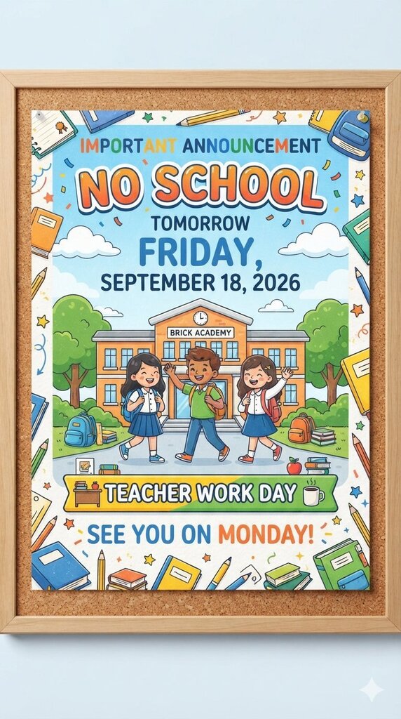 No School September 18