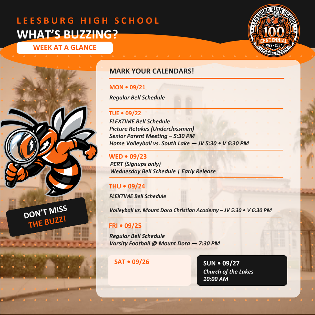 Week at a Glance