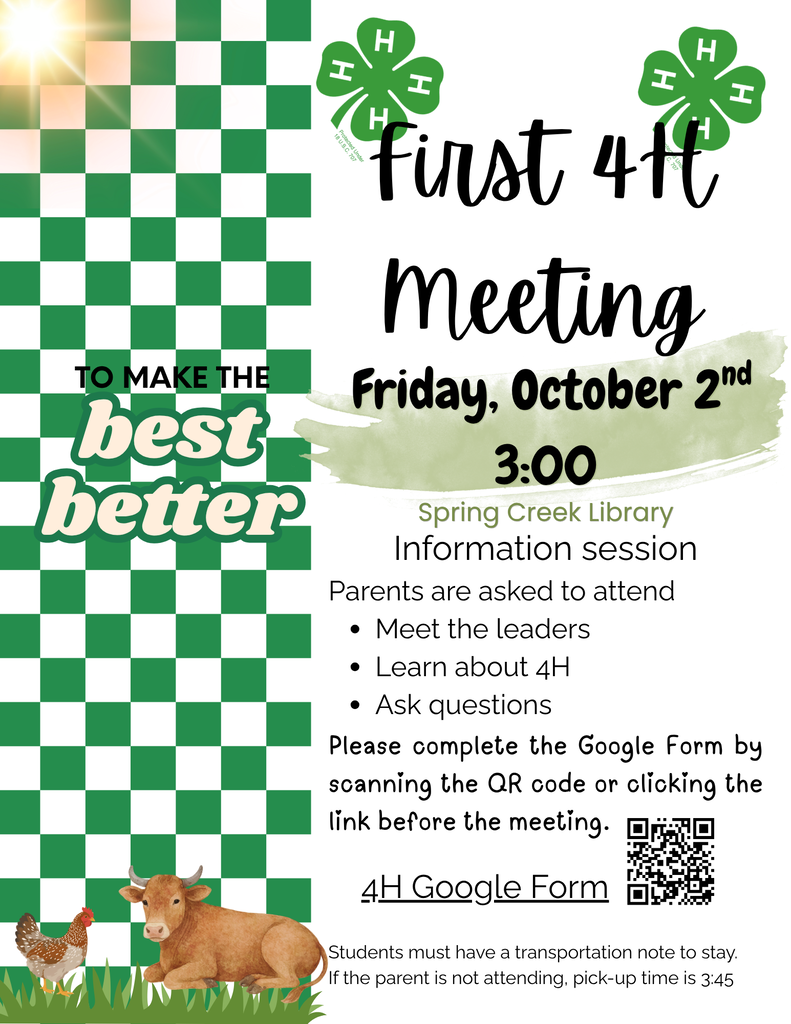 First 4H meeting