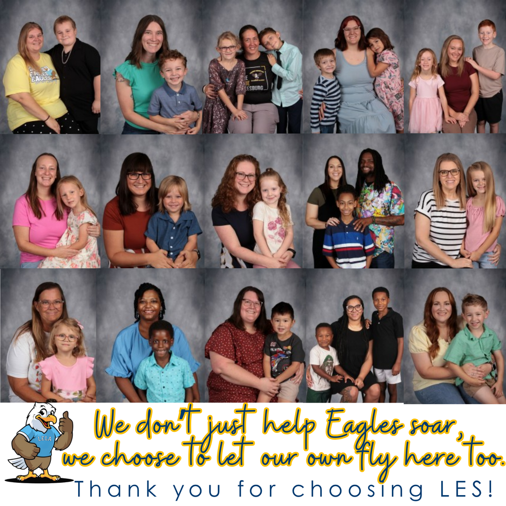 Photos of staff and their children who attend our school