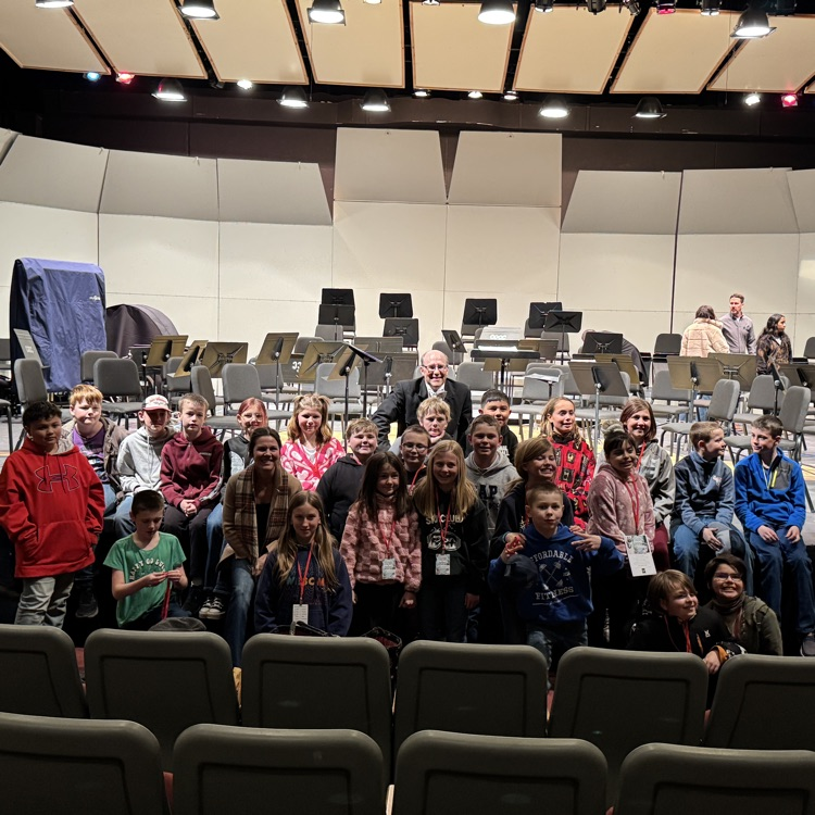 A photo op with conductor, Michael Gesme