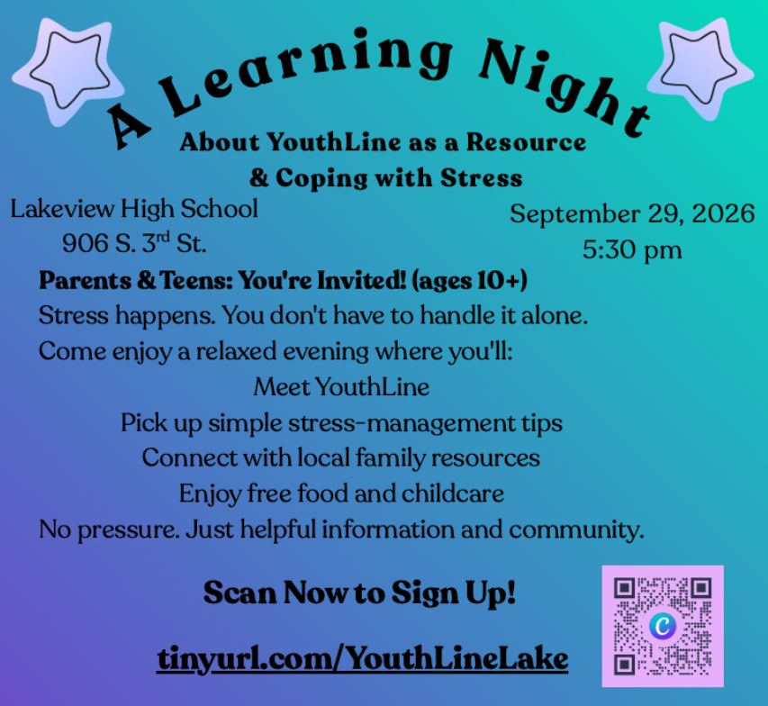 YouthLine Poster in English