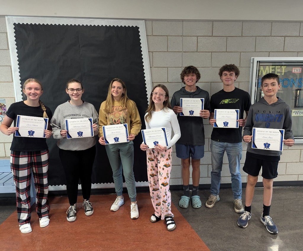 Congratulations to our October students of the month! This month, our focus was on Responsibility in Learning and teachers nominated students who took ownership of their education by being organized, completed tasks on time, asked thoughtful questions, and showed dedication to their academic growth.