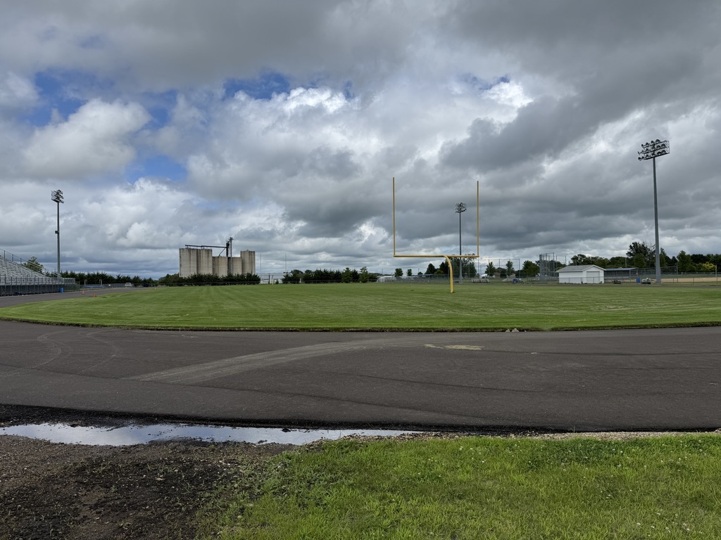 track and football field progress