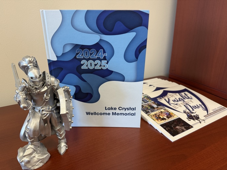 photo of a knight and a yearbook 
