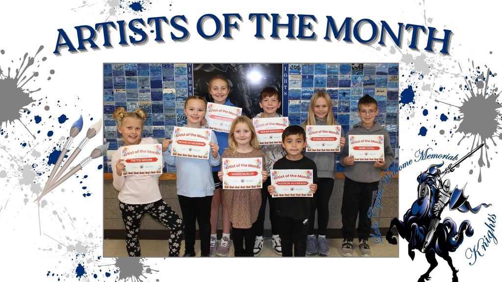 LCWM Elementary Artists of the Month