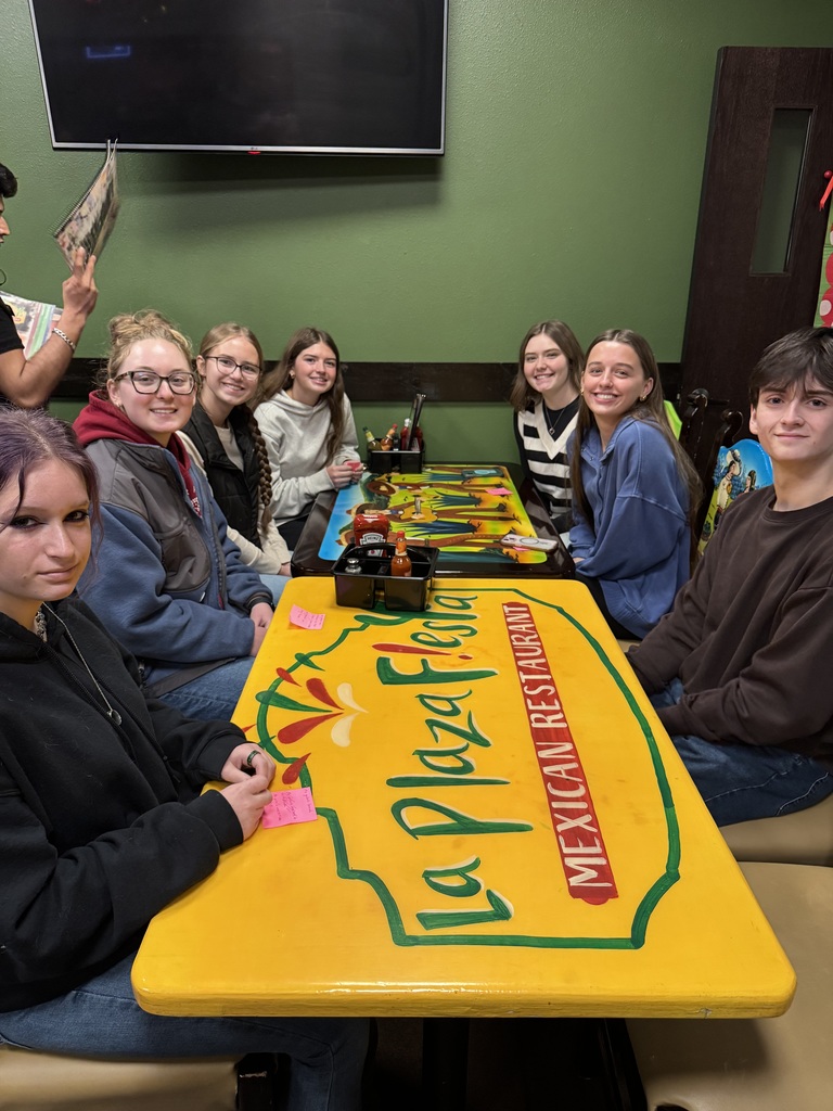 Spanish 3 & 4 took their annual trip to La Plaza Fiesta to practice ordering in Spanish. As always it was an amazing meal and a wonderful experience for the kids.