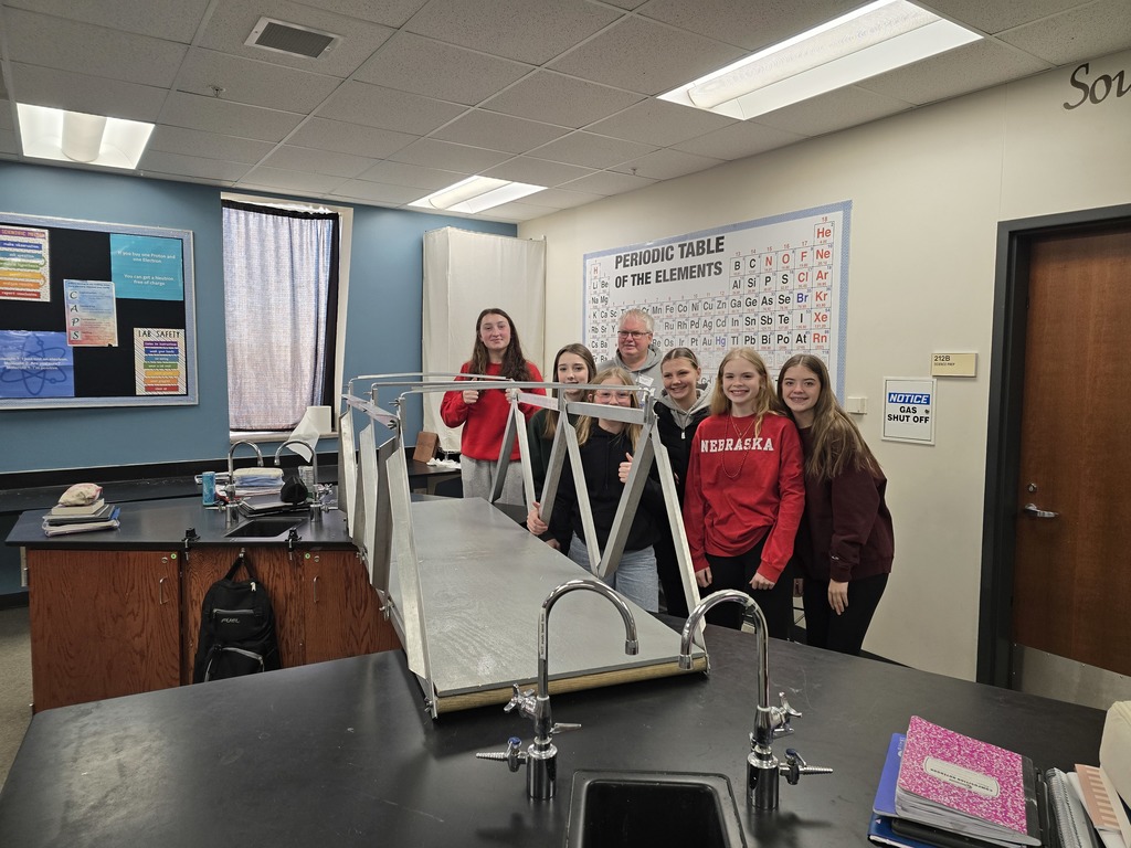 This afternoon, Mrs. Bergstad’s science class learned from MnDOT about bridge types, strengths, repairs, and design. They showed the students the work they did on Highway 60 and the effort it took to remove the old Rapidan Bridge after the flood. The students built bridge models, worked as a team, followed instructions, and experienced a little trial and error—but gained many learning opportunities along the way. Thank you, MnDOT, for coming in and educating our students!