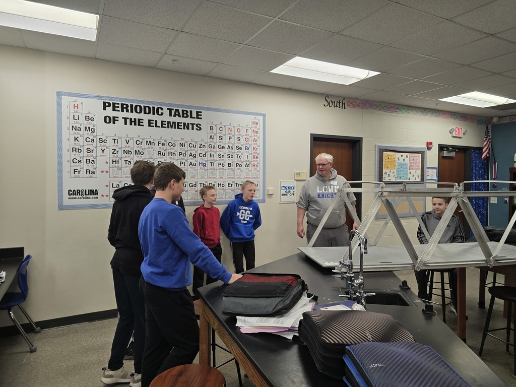 This afternoon, Mrs. Bergstad’s science class learned from MnDOT about bridge types, strengths, repairs, and design. They showed the students the work they did on Highway 60 and the effort it took to remove the old Rapidan Bridge after the flood. The students built bridge models, worked as a team, followed instructions, and experienced a little trial and error—but gained many learning opportunities along the way. Thank you, MnDOT, for coming in and educating our students!