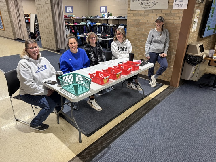 staff members practicing the drill