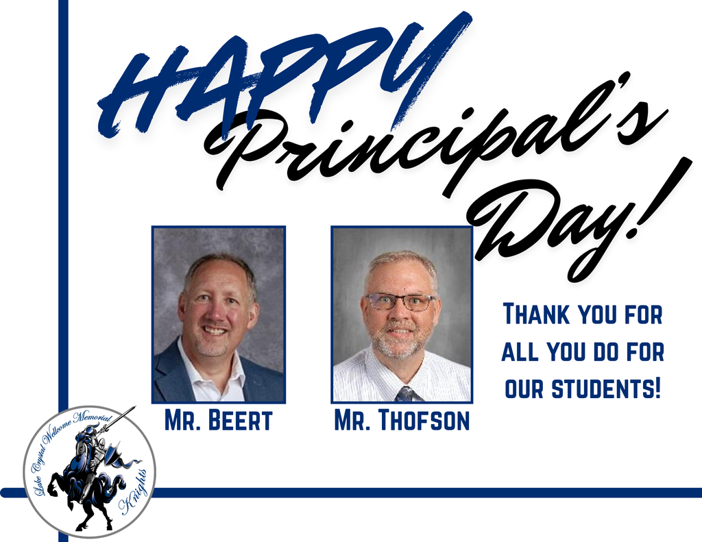 Principals Day photos saying thank you for all you do for our students.